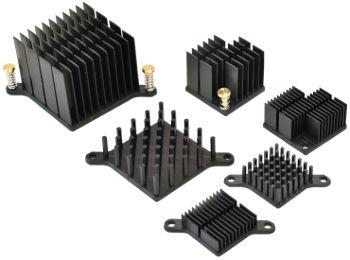 new 2.5mm diameter pushpin and heat sink