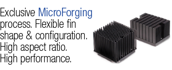 Slide1 Heat Sinks by MicroForging technology