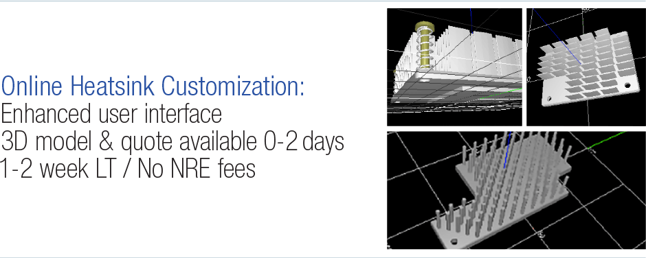 Online Heat Sink Customization